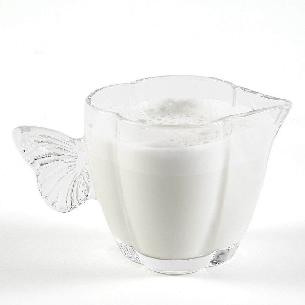 Leiteira Vidro Butterfly Wolff 230Ml - Transparente