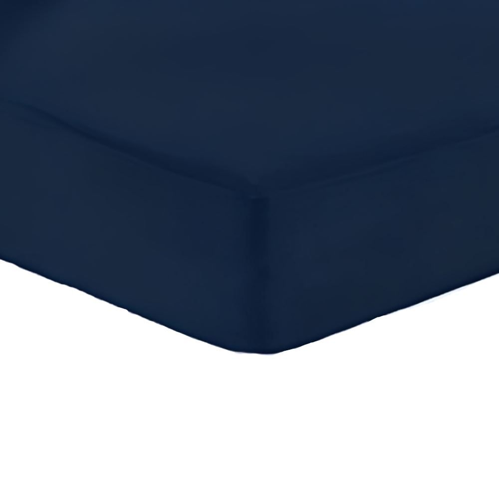 Lençol Avulso Queen Com Elástico Havan Casa 1 Pç - Azul Marinho