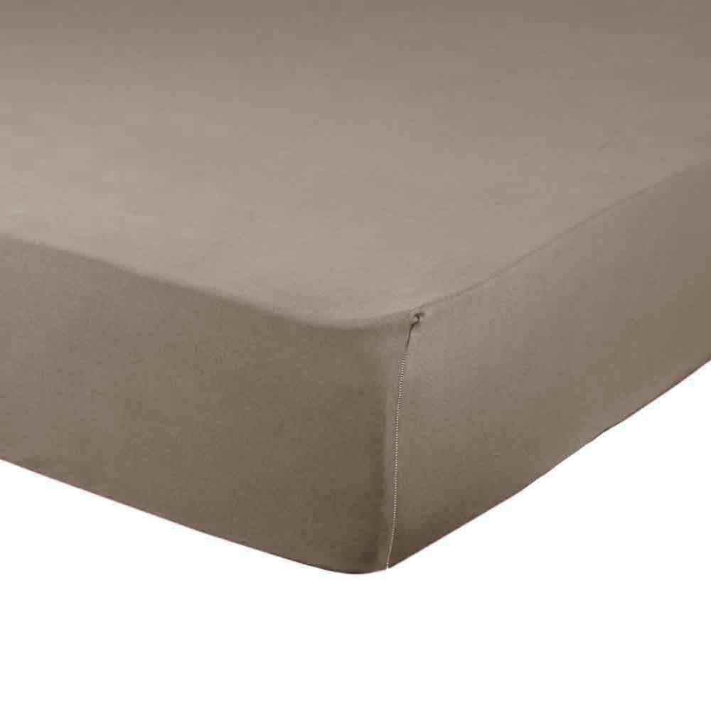 Lençol Avulso Com Elástico Queen Malha Yaris - Cru