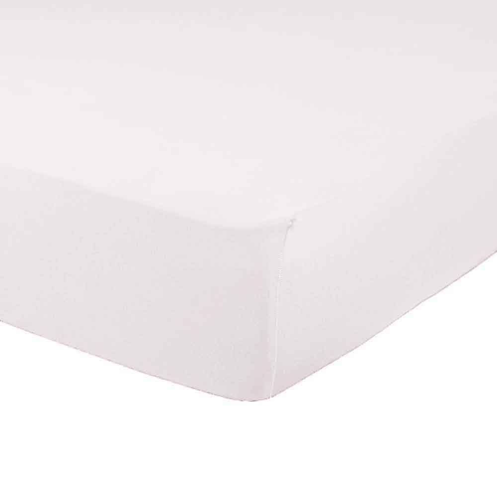 Lençol Avulso Com Elástico Queen Malha Yaris - Branco