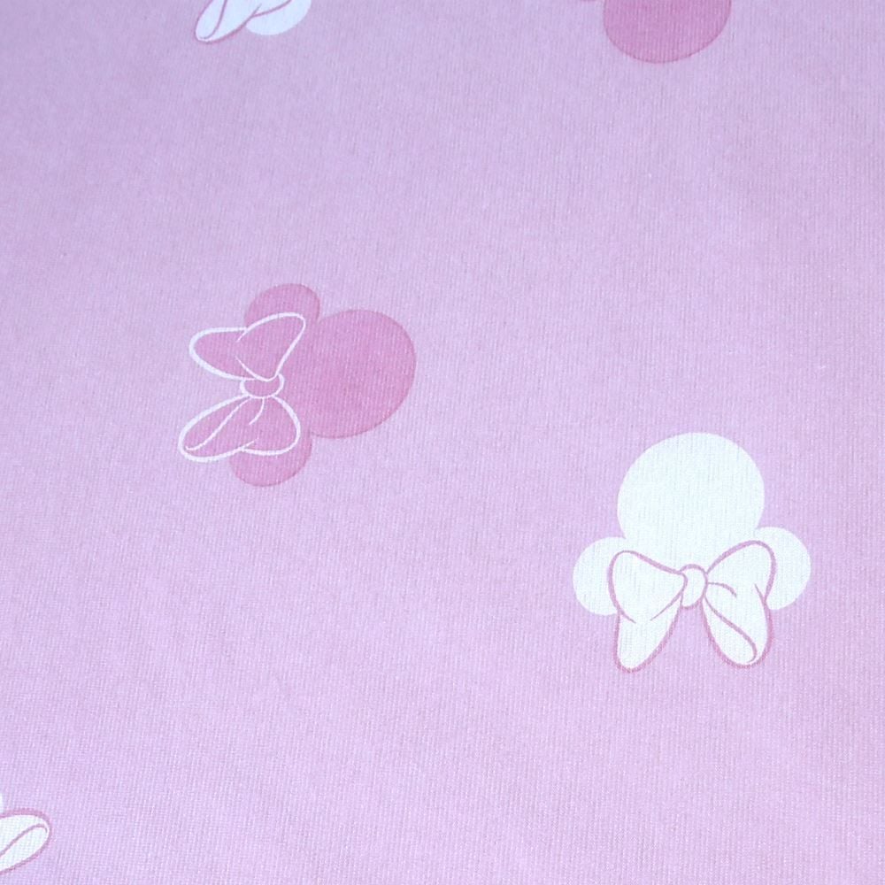 Lençol Avulso Com Elástico Solteiro Estampado Disney Portallar 1 Pç - Minnie