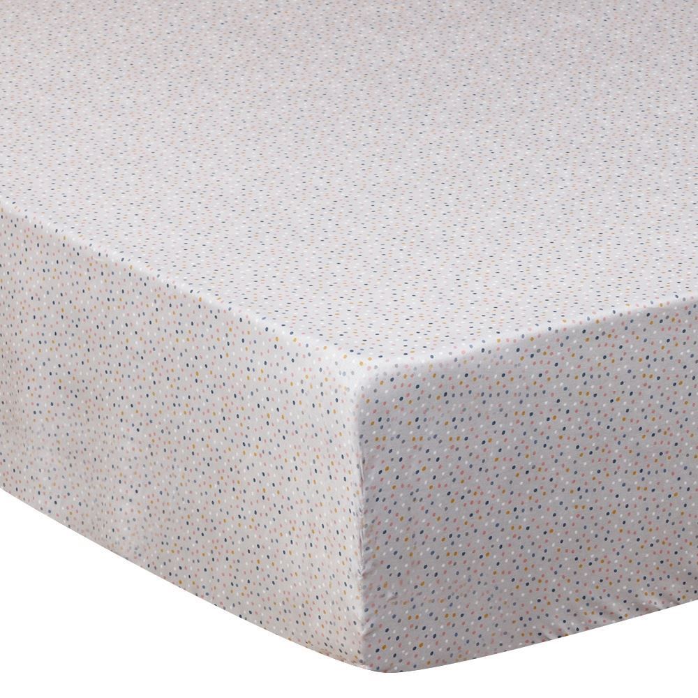 Lençol Avulso Solteiro Microfibra Havan Kids 1 Pç - Aster Poa Cinza