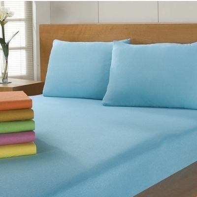 Lençol Avulso Solteiro Malha Fio Penteado - Branco