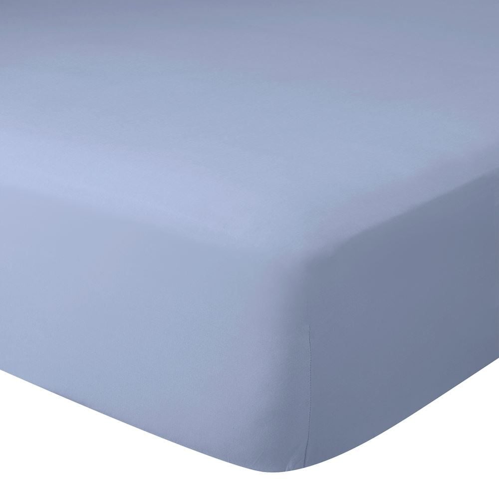 Lençol Avulso Solteiro Sem Elástico Buona Fortuna 1 Pç - Azul Liso Novo