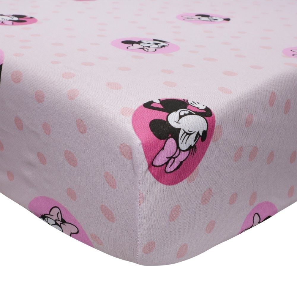 Lençol Casal Estampado Disney - Minnie Pink