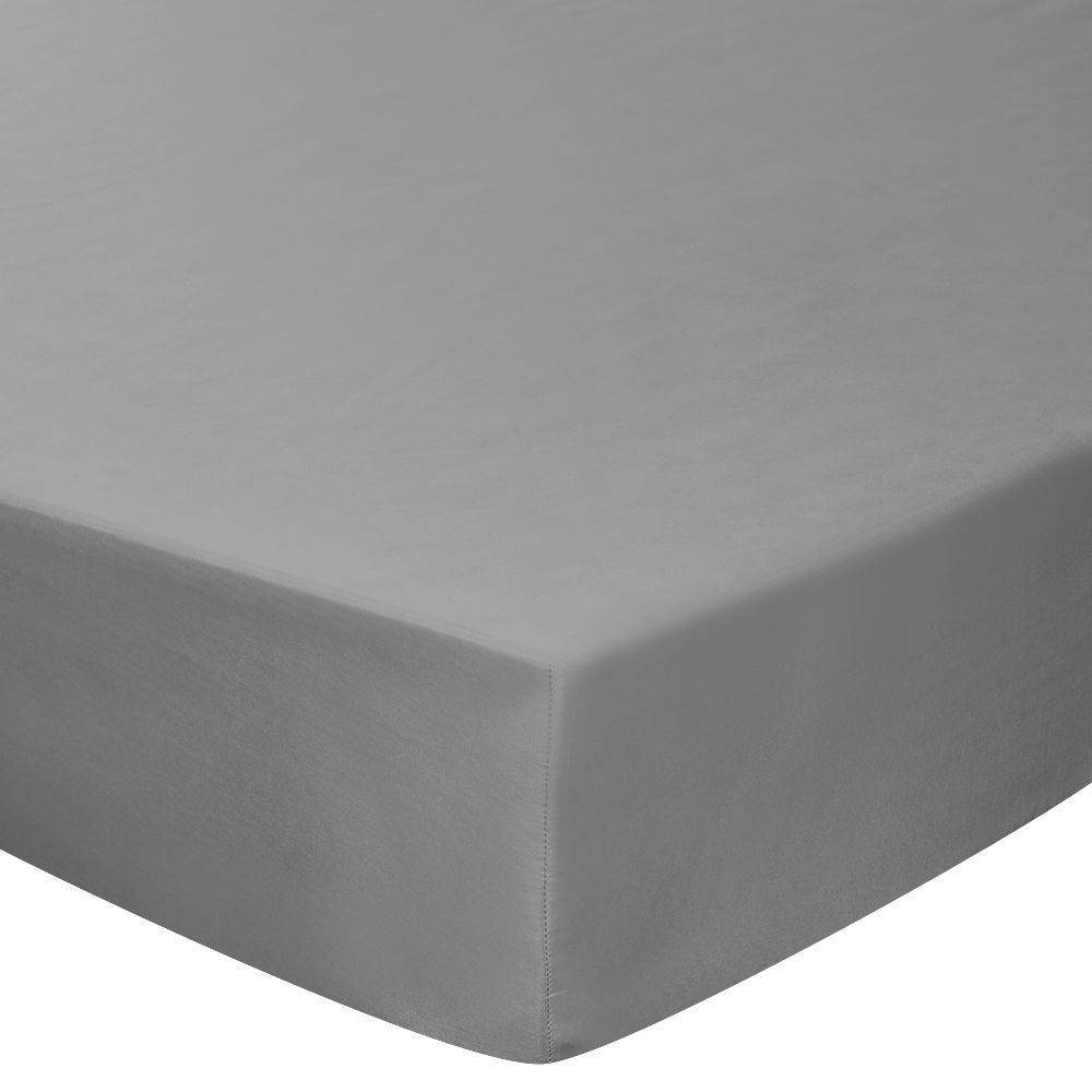 Lençol Casal Microfibra Liso Havan Casa - Cinza