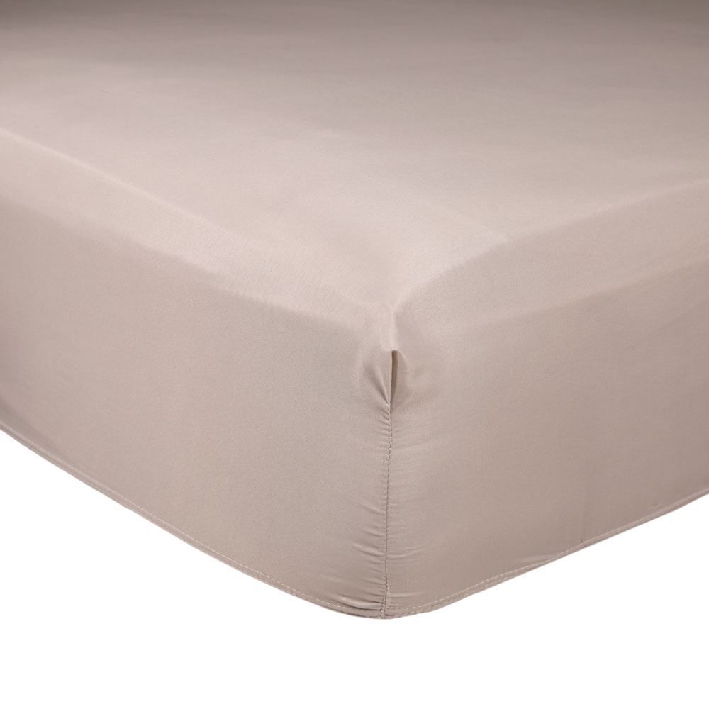 Lençol Queen Com Elástico Avulso 150 Fios Havan Casa - Bege