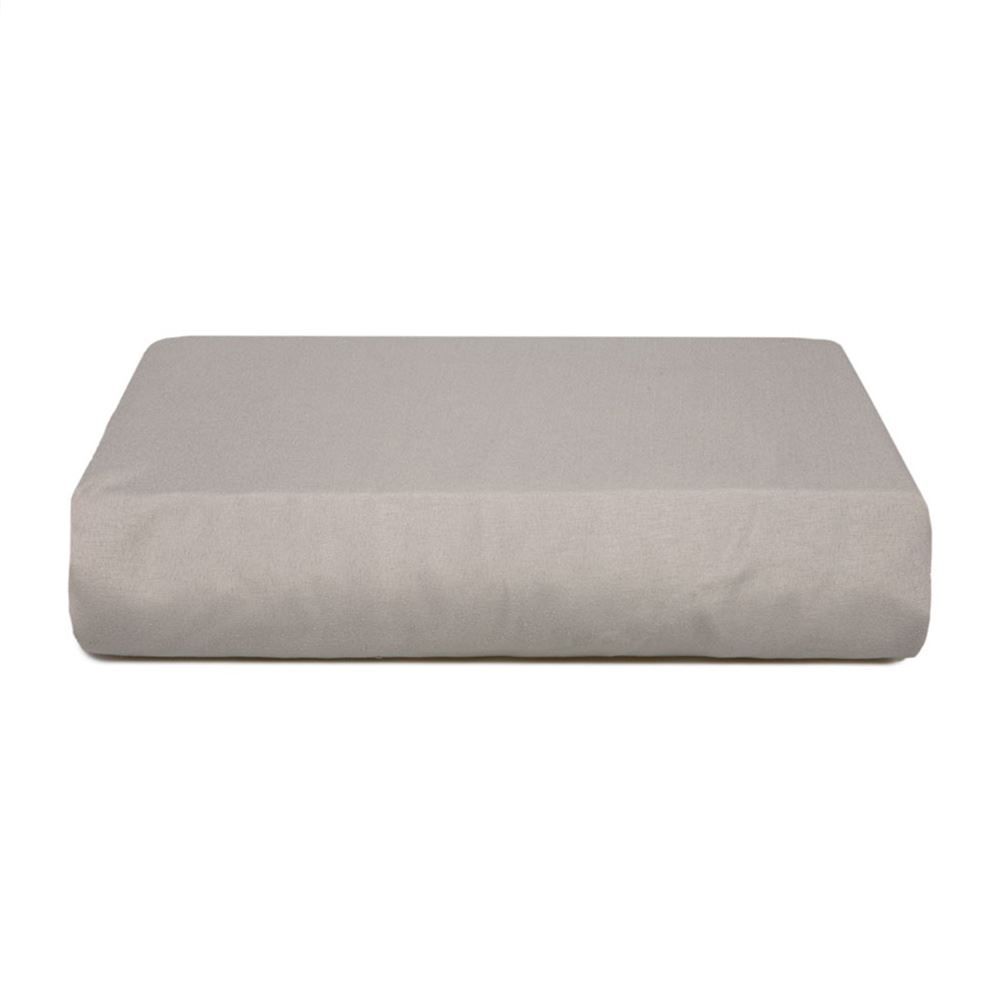 Lençol Solteiro Com Elástico 150 Fios Solecasa - Bege