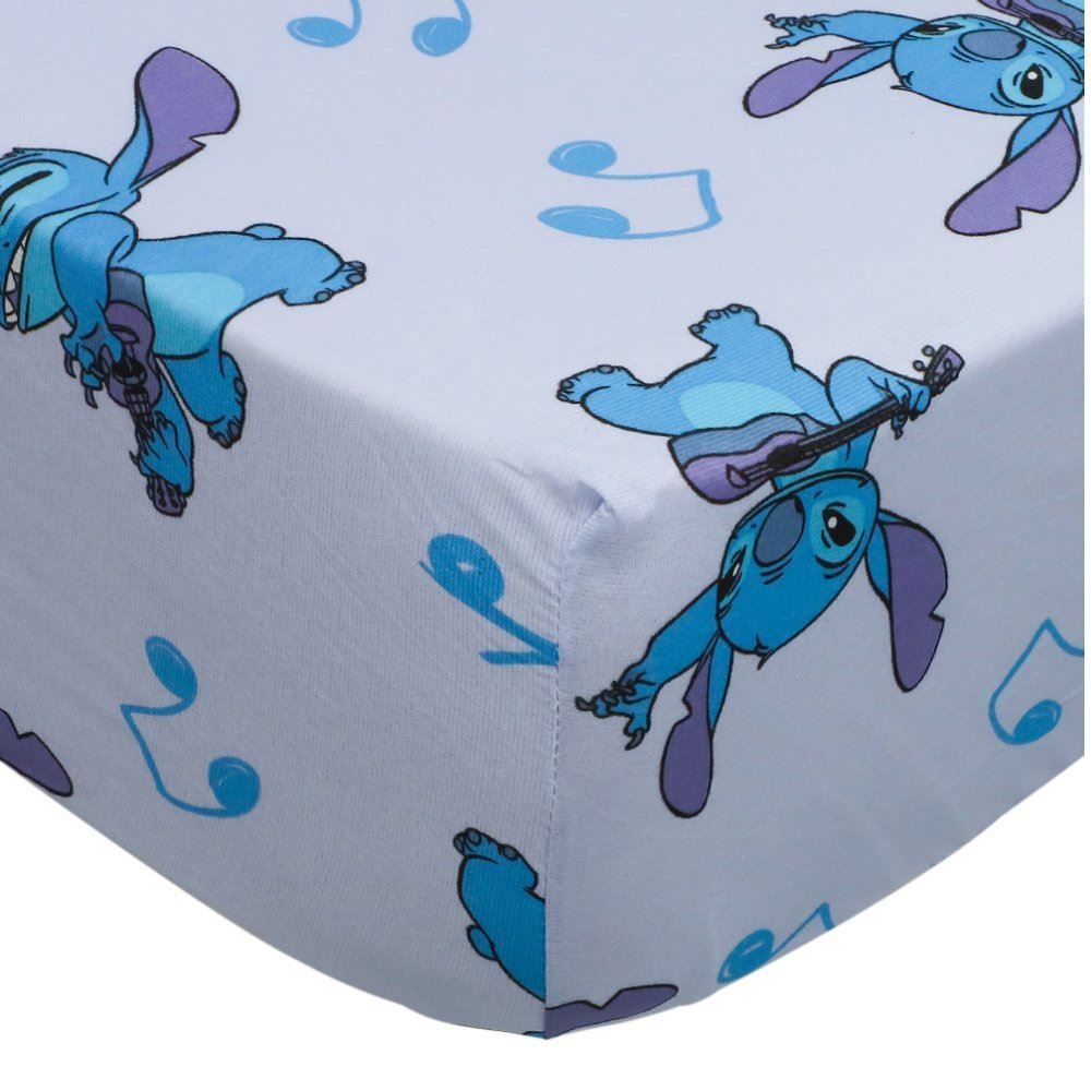 Lençol Solteiro Infantil Estampado Portallar - Stitch Song