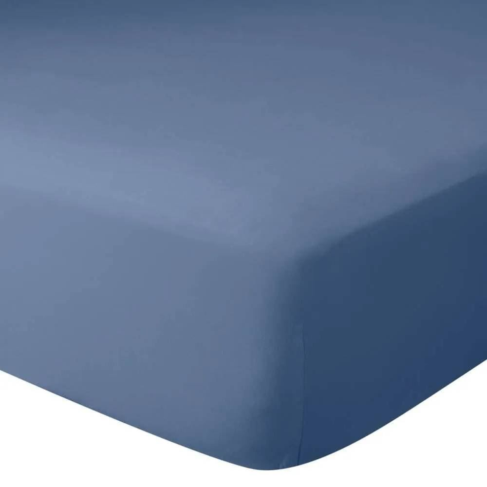 Lençol Solteiro King Buona Fortuna - Azul Índigo