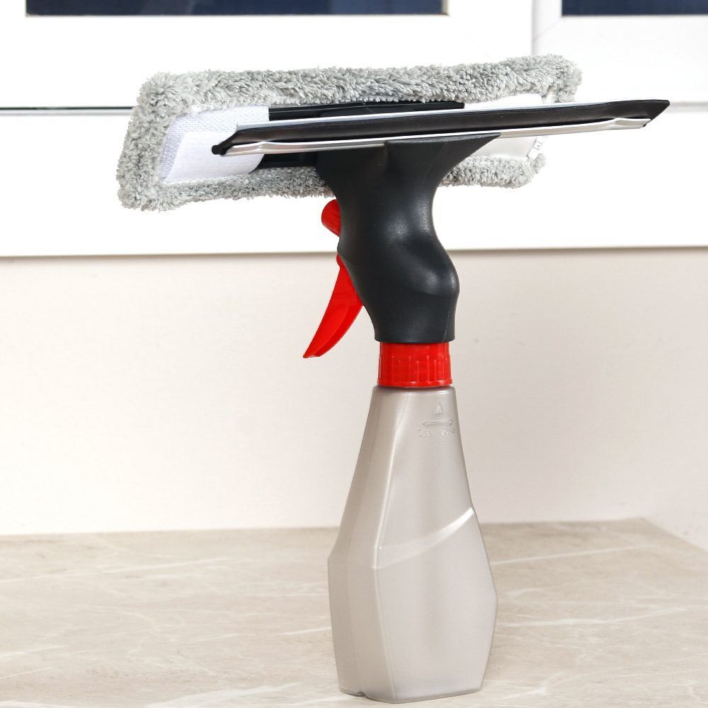 Limpa Vidros Spray 3 Em 1 Camesa - Vermelho e Cinza