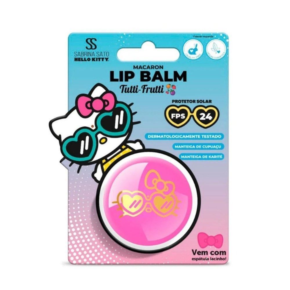 Lip Balm Macarom Fps 24 Hello Kitty Sabrina Sato - Tutti-Frutti