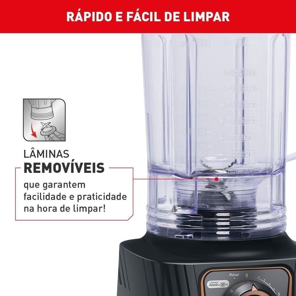 Liquidificador Arno 1400W Power Max Autolock 3,1 Litros LN81