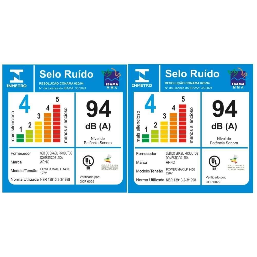 Liquidificador Arno 1400W Power Max Autolock 3,1 Litros LN81