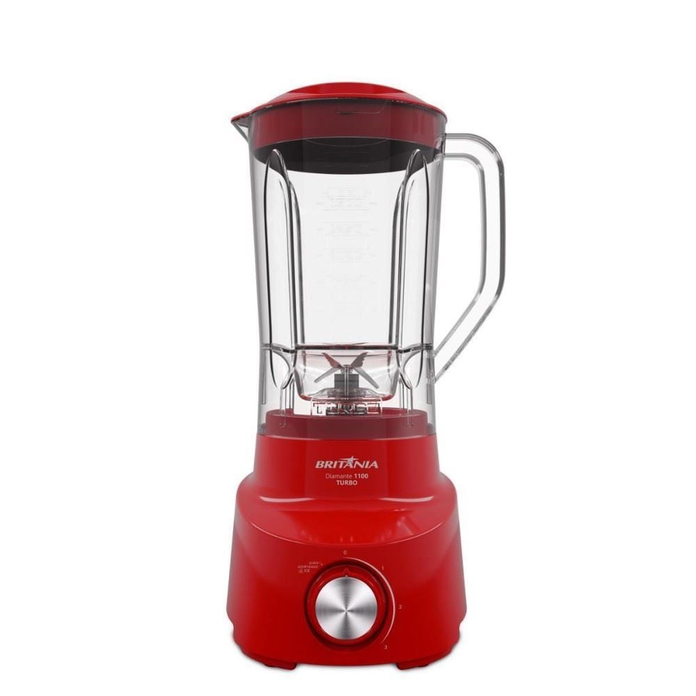 Liquidificador Britânia 2,6 Litros 4 Velocidades Diamante 1100 VM