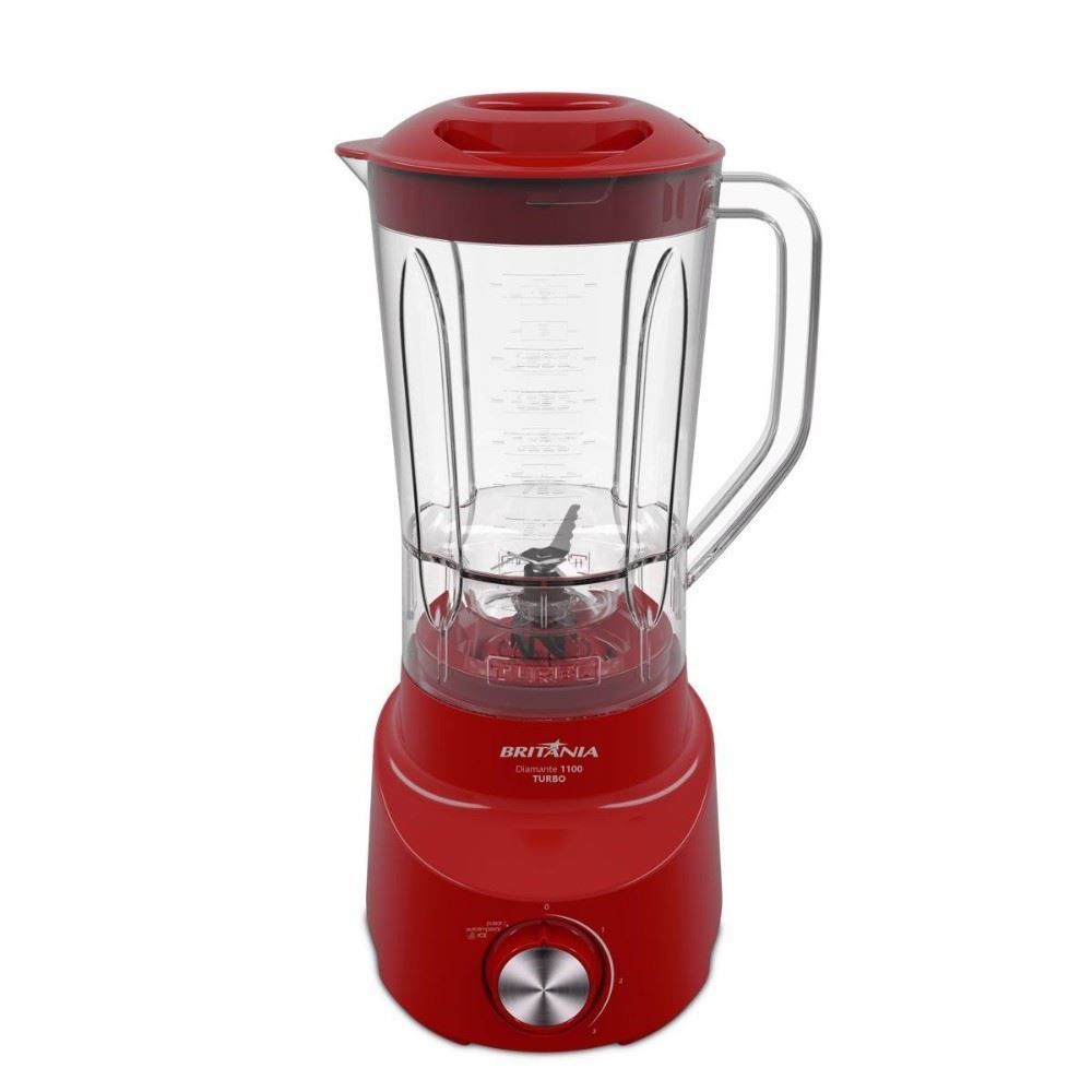 Liquidificador Britânia 2,6 Litros 4 Velocidades Diamante 1100 VM