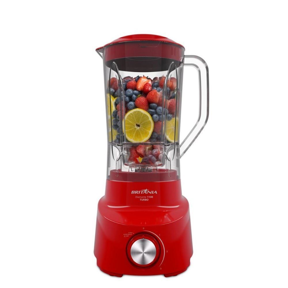 Liquidificador Britânia 2,6 Litros 4 Velocidades Diamante 1100 VM
