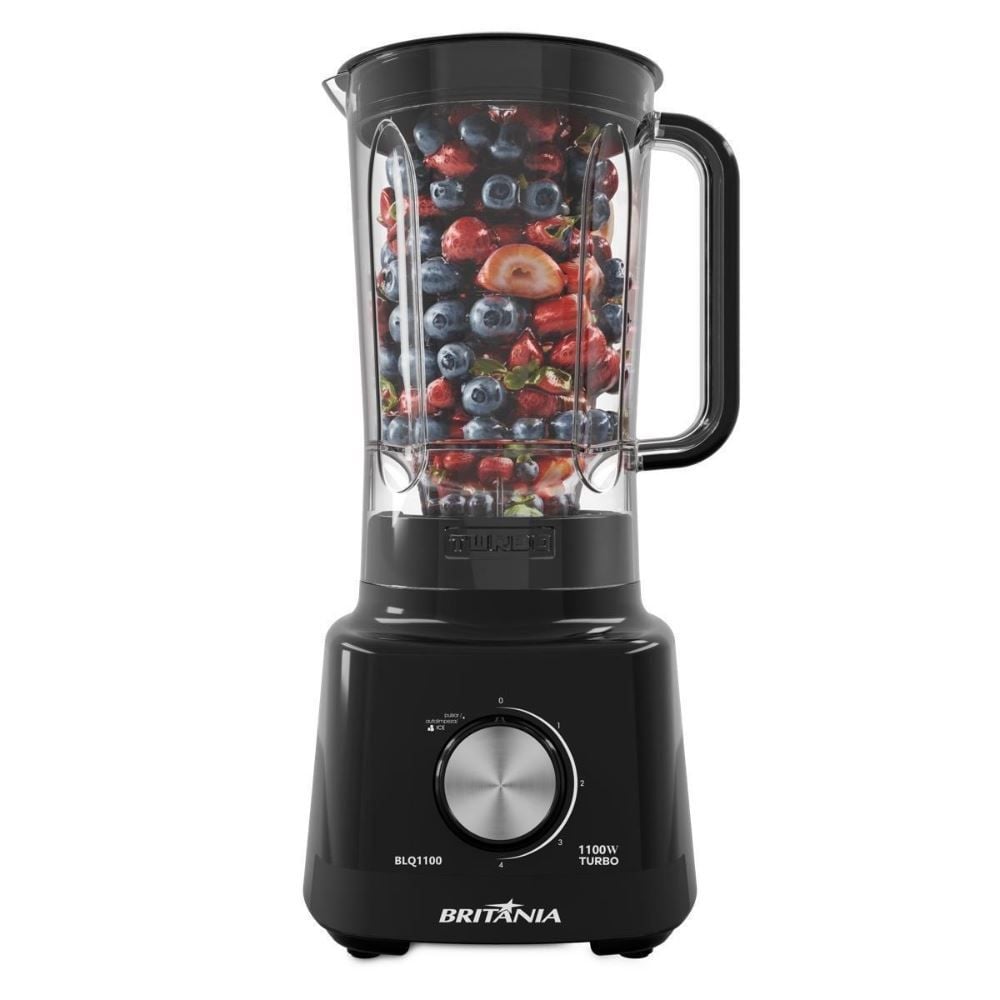 Liquidificador Britânia 2,7 Litros 4 Velocidades 1100W BLQ1100