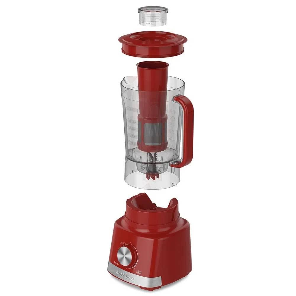 Liquidificador Britânia 6 Laminas Pro Maxx 2,7L 1150W BLQ1280