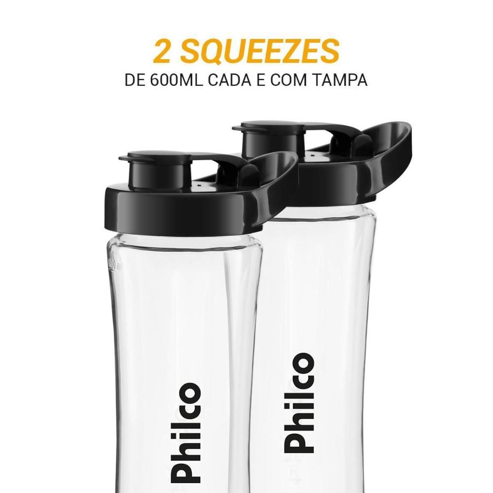 Liquidificador Philco Blender 2 Squeezes 400W PLQ04A