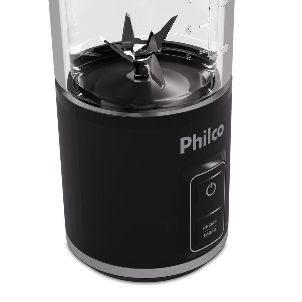 Liquidificador Portátil Philco 700Ml Sem Fio 120W Plq01a