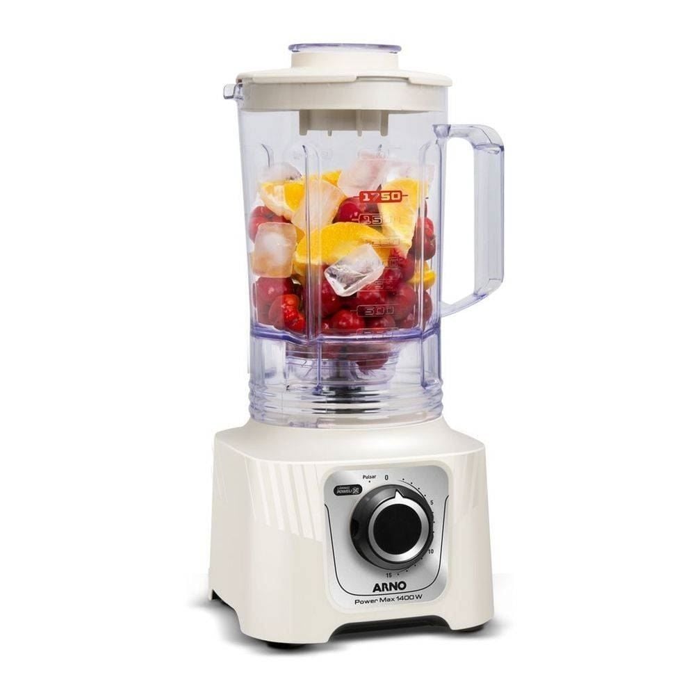 Liquidificador Powermax Arno 1400W Marfim 3,1 Litros LN64