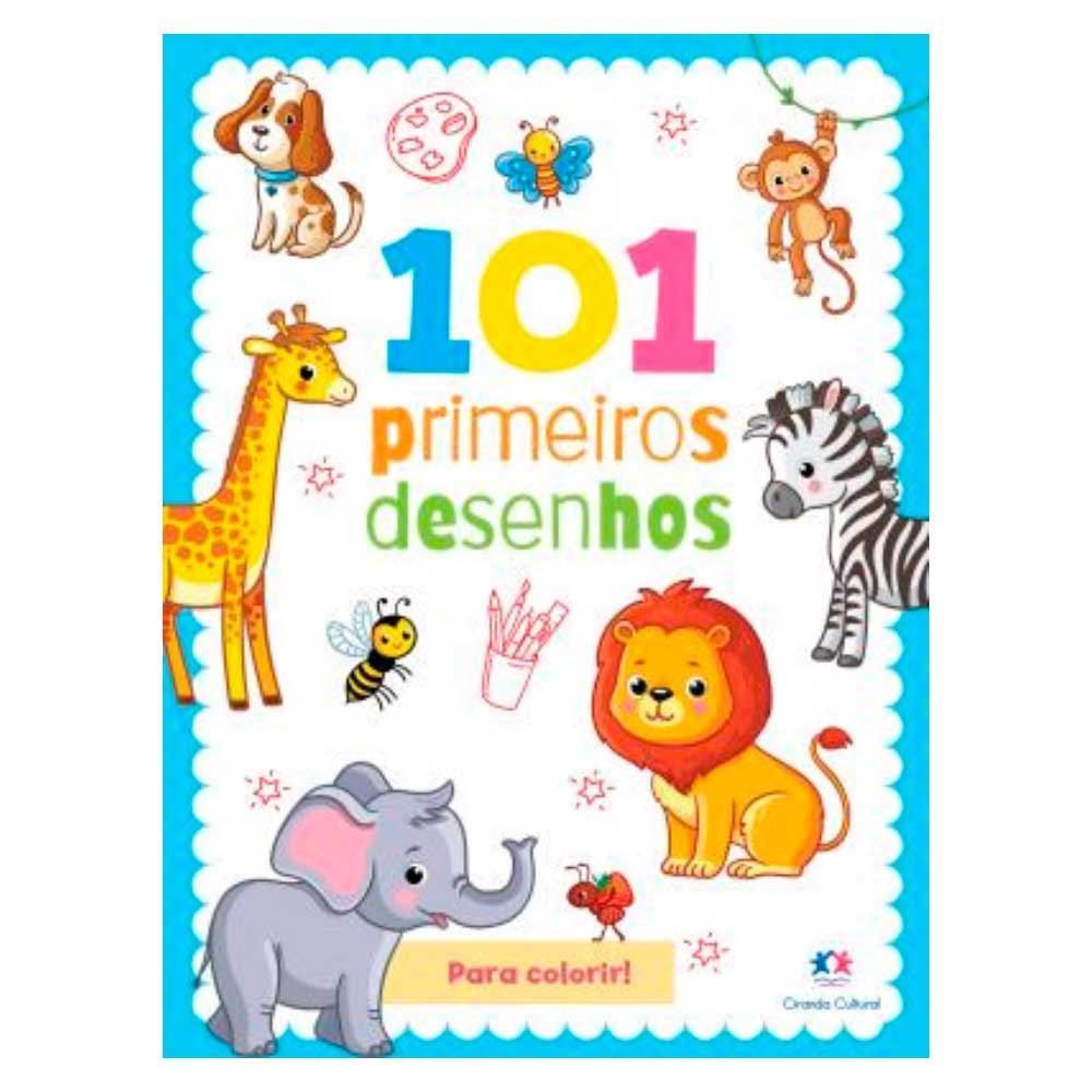 Livro 101 Primeiros Desenhos Ciranda Cultural - 9786555003864