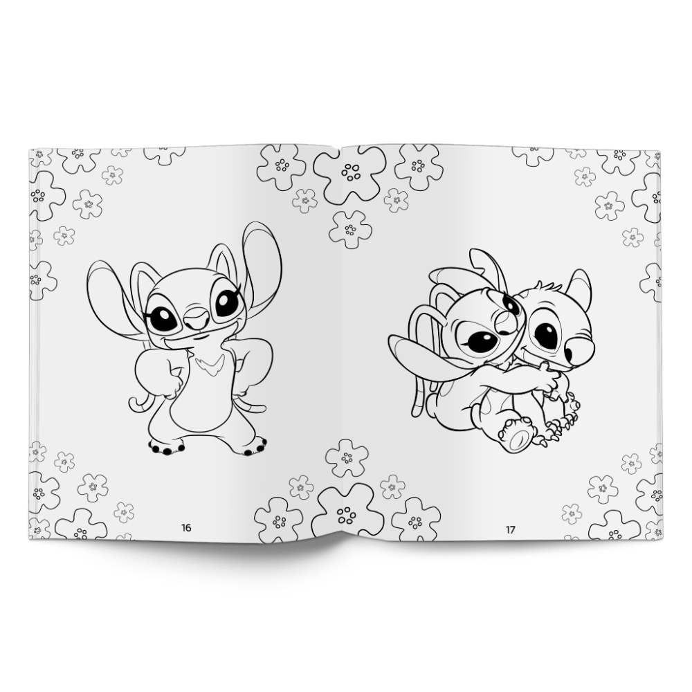 Livro 500 Adesivos Angel E Stitch Culturama - Diversão