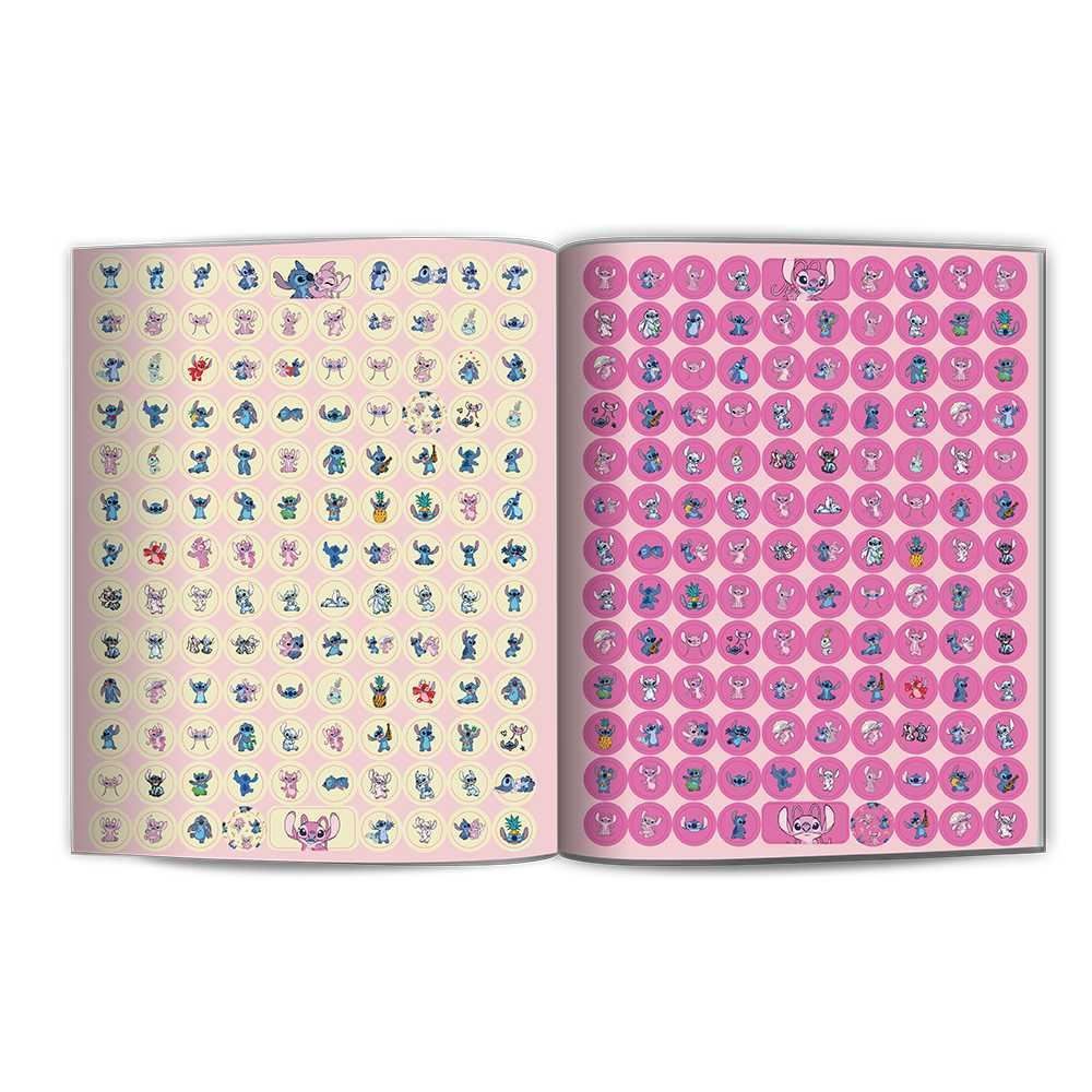 Livro 500 Adesivos Angel e Stitch Culturama - Diversão