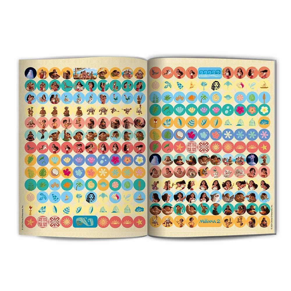 Livro 500 Adesivos Moana 2 Culturama Digital - Para Colorir