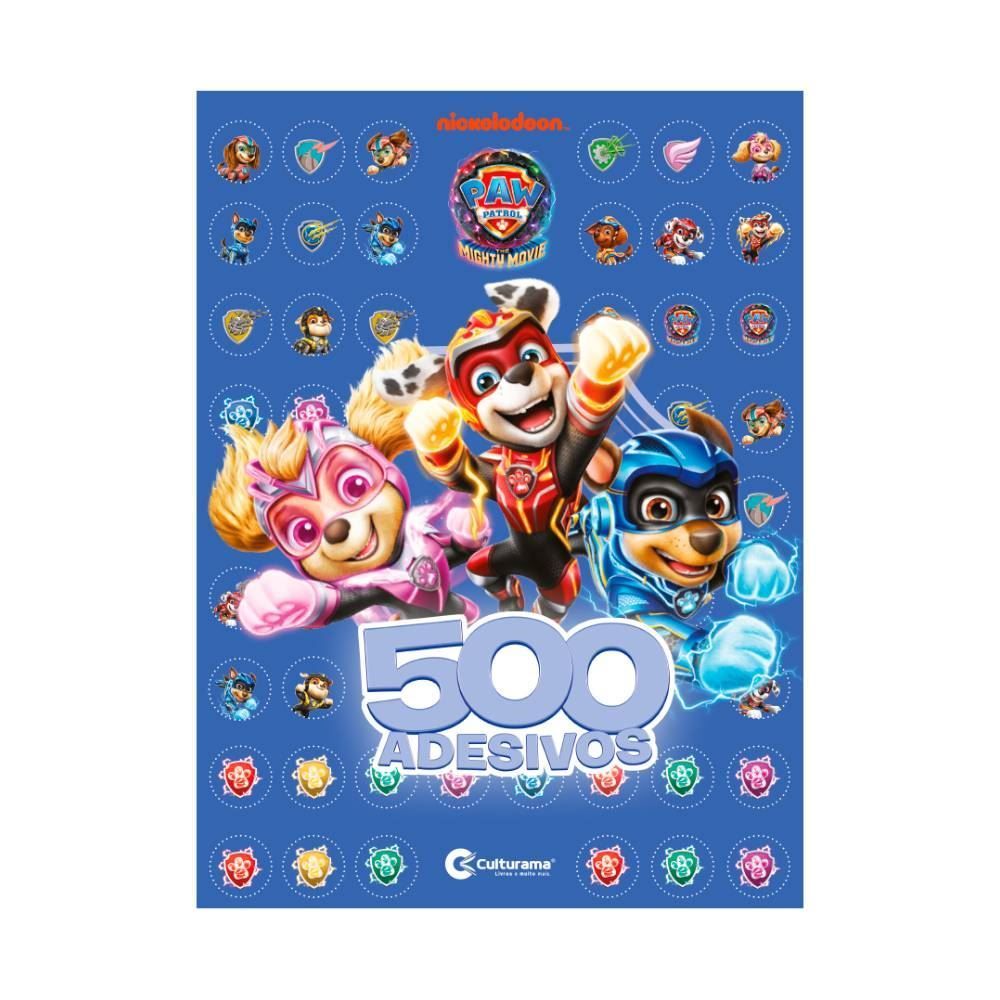 Livro 500 Adesivos Patrulha Canina Culturama Digital - Para Colorir
