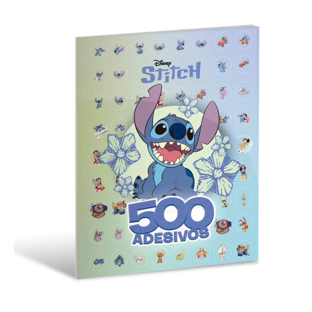 Livro 500 Adesivos Stitch Culturama Editora - Diversão