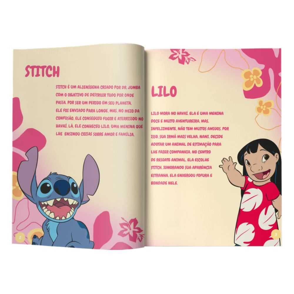 Livro 500 Adesivos Stitch Culturama Editora - Diversão