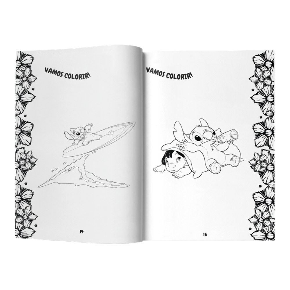 Livro 500 Adesivos Stitch Culturama Editora - Diversão