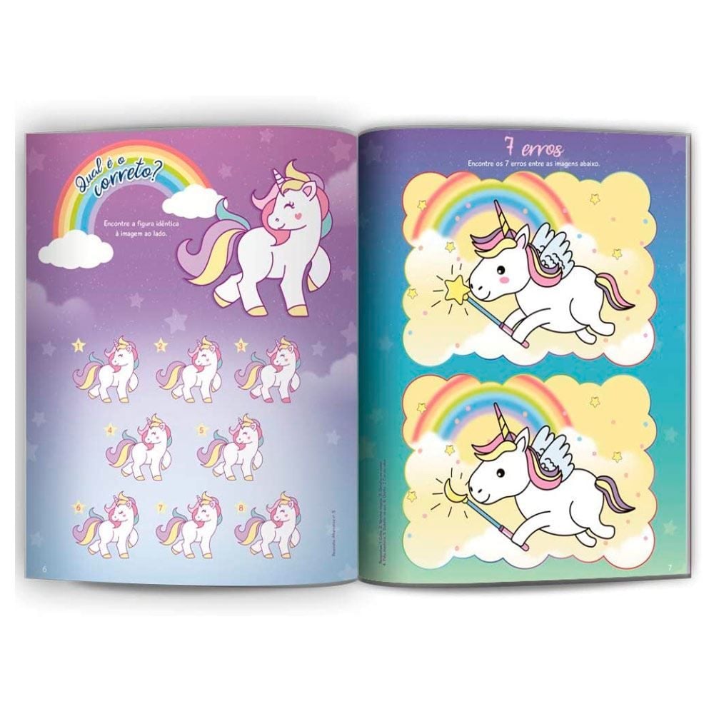 Livro 500 Adesivos Unicórnios Culturama - 020090101