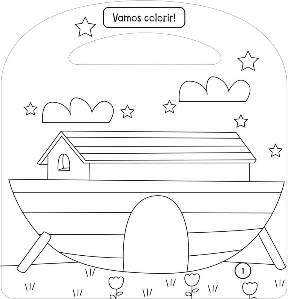 Livro a Arca de Noé - Atividades e Mais 50 Adesivos, Ciranda Cultural