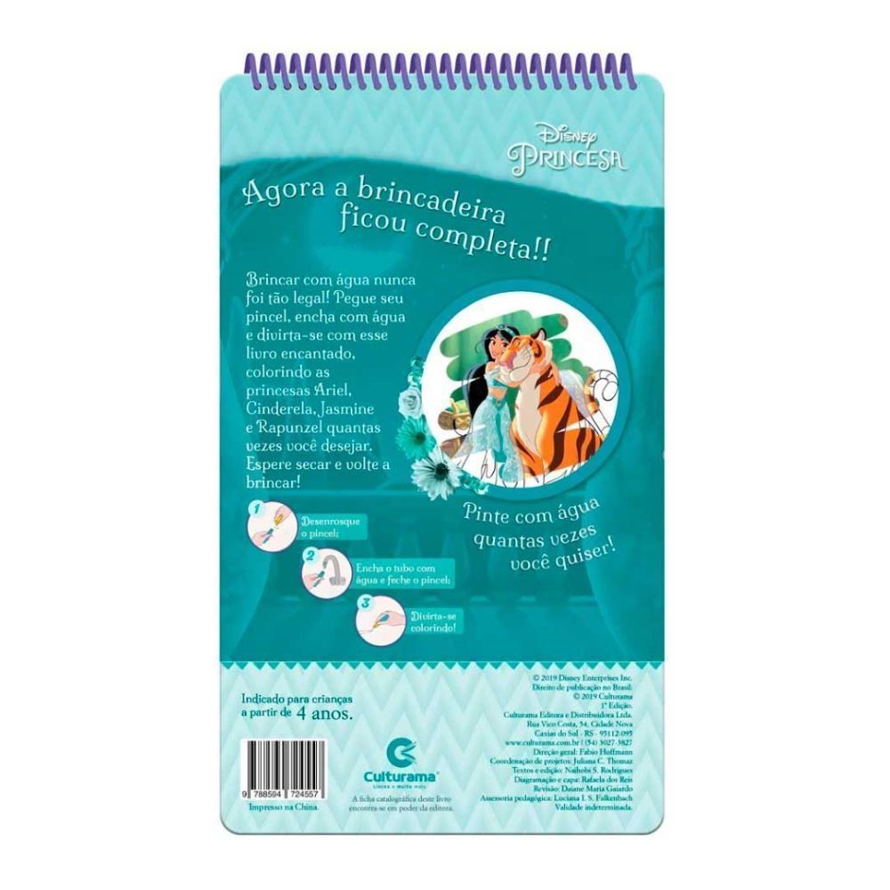 Livro Aqua Book Princesa Culturama - 020110203