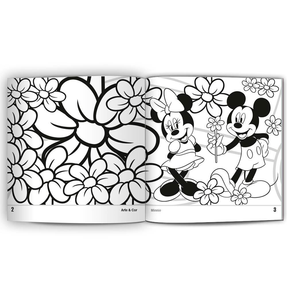 Livro Arte E Cor Disney Minnie Culturama - 020520202