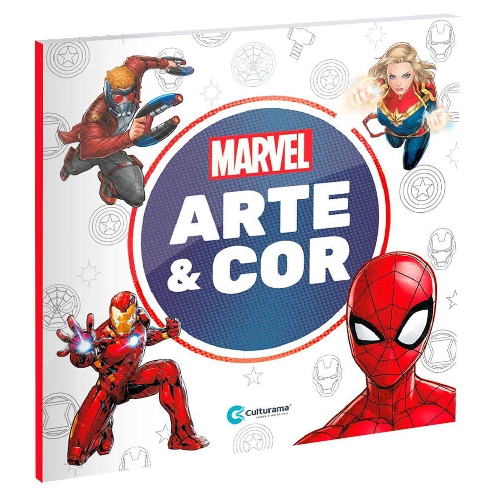 Livro Arte E Cor Marvel Culturama - 020520301