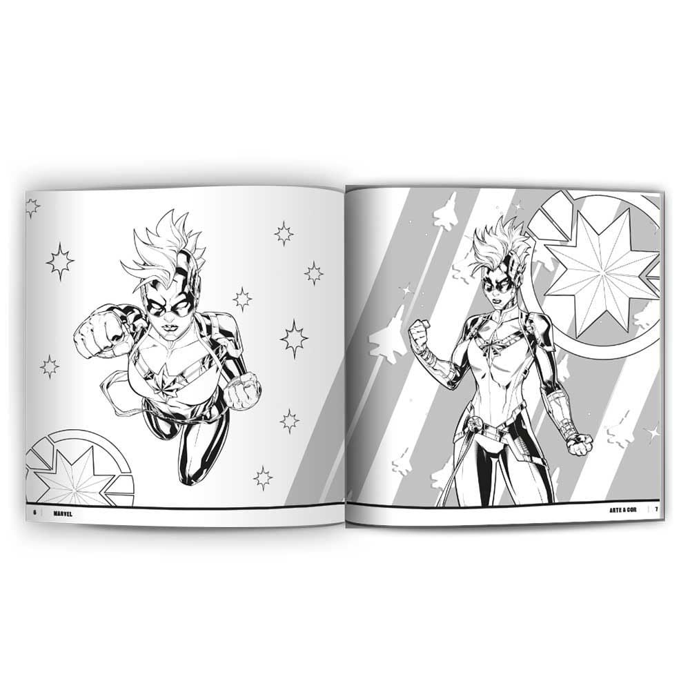 Livro Arte E Cor Marvel Culturama - 020520301