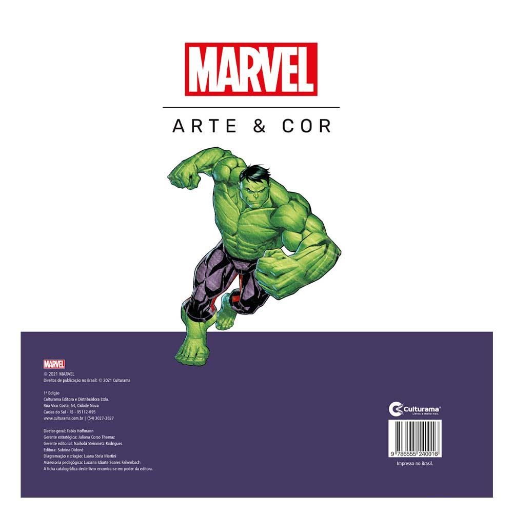Livro Arte E Cor Marvel Culturama - 020520301