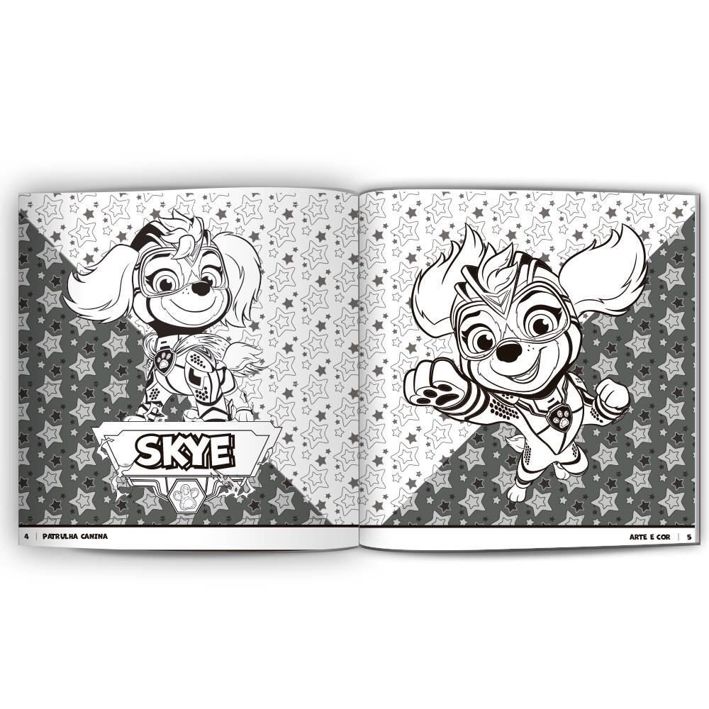 Livro Arte E Cor Patrulha Canina Culturama - 020523001
