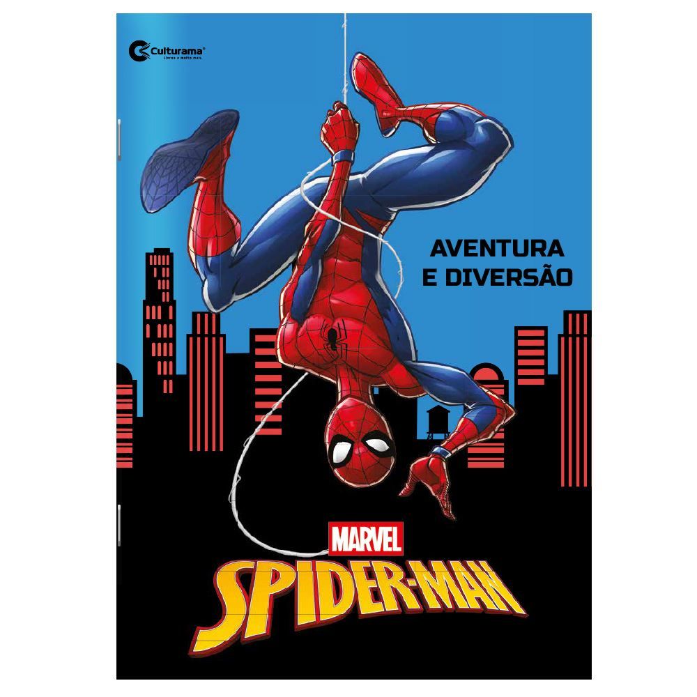 Livro Aventura e Diversão Homem Aranha