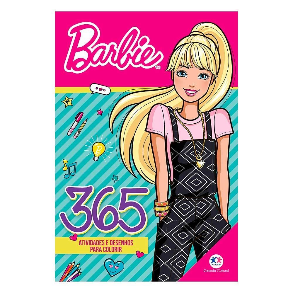 Livro Barbie 365 Atividades E Desenhos Para Colorir Ciranda Cultural - 9788538089759