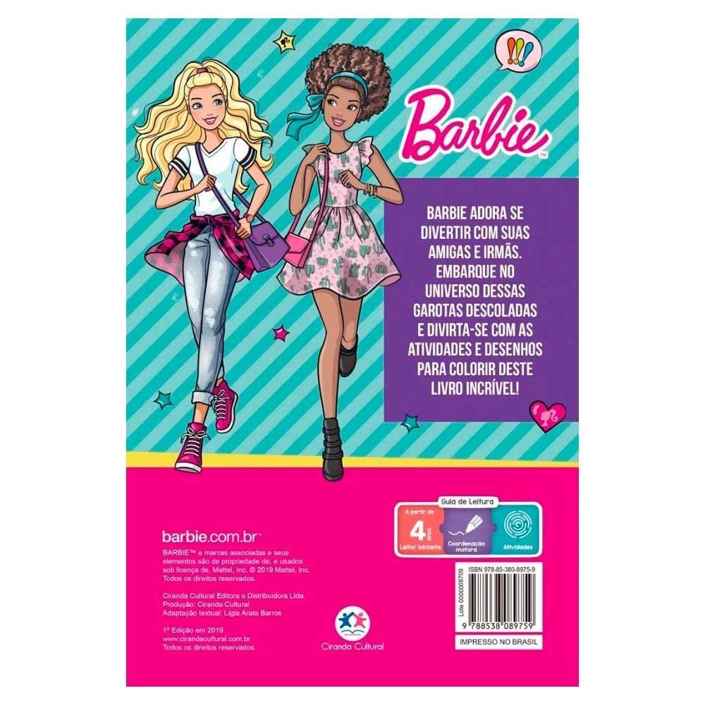 Livro Barbie 365 Atividades E Desenhos Para Colorir Ciranda Cultural - 9788538089759