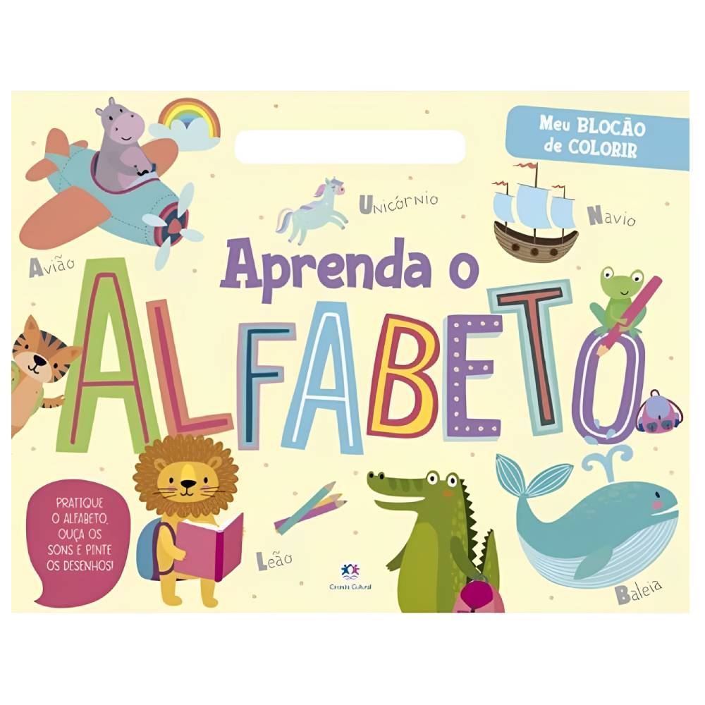 Livro Blocão De Colorir Aprenda O Alfabeto Ciranda Cultural - 9788538093701