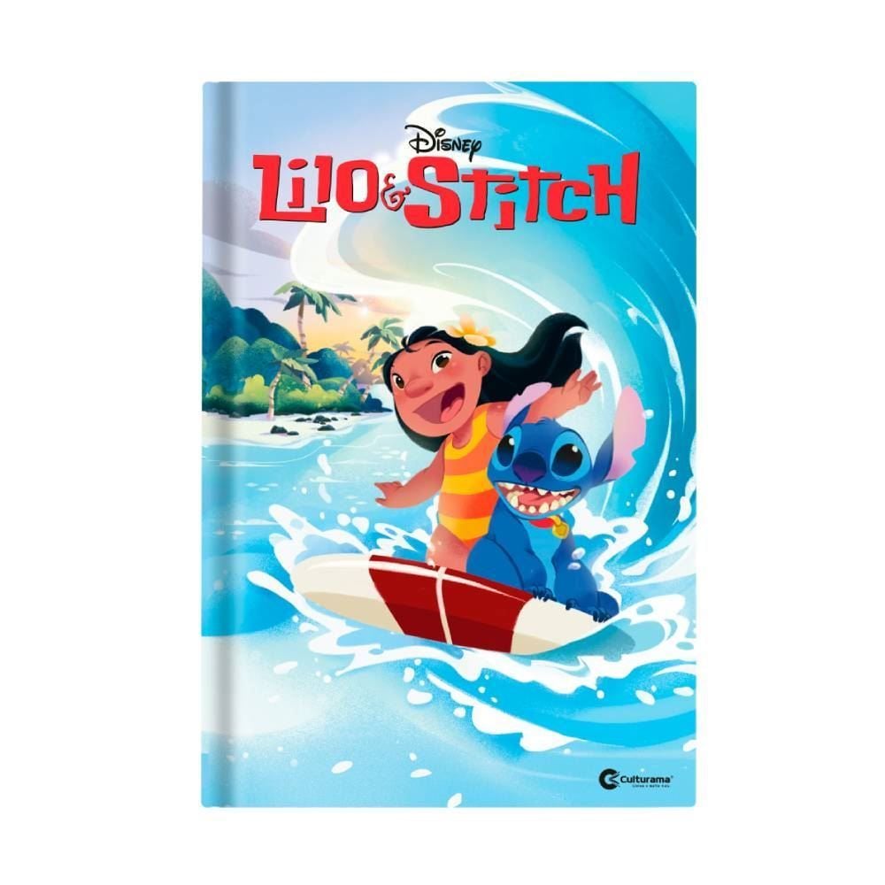 Livro Capa Dura Stitch Culturama - Lilo e Stitch