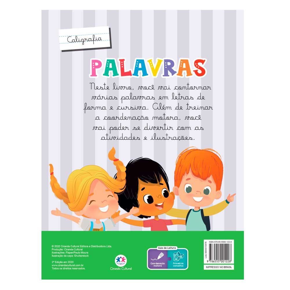 Livro Ciranda Escolar Palavras Caligrafia Ciranda Cultural - 9786555001228
