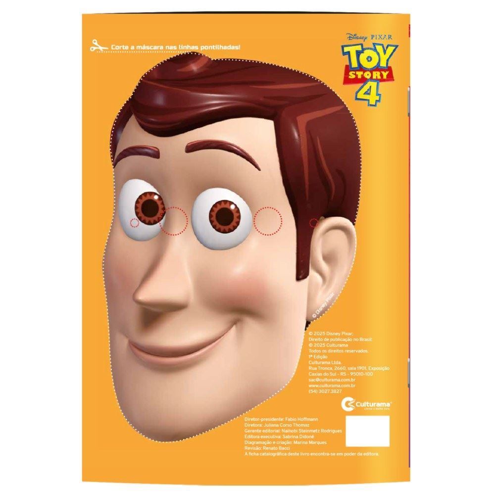 Livro Adesivos e Atividades Toy Story - Culturama
