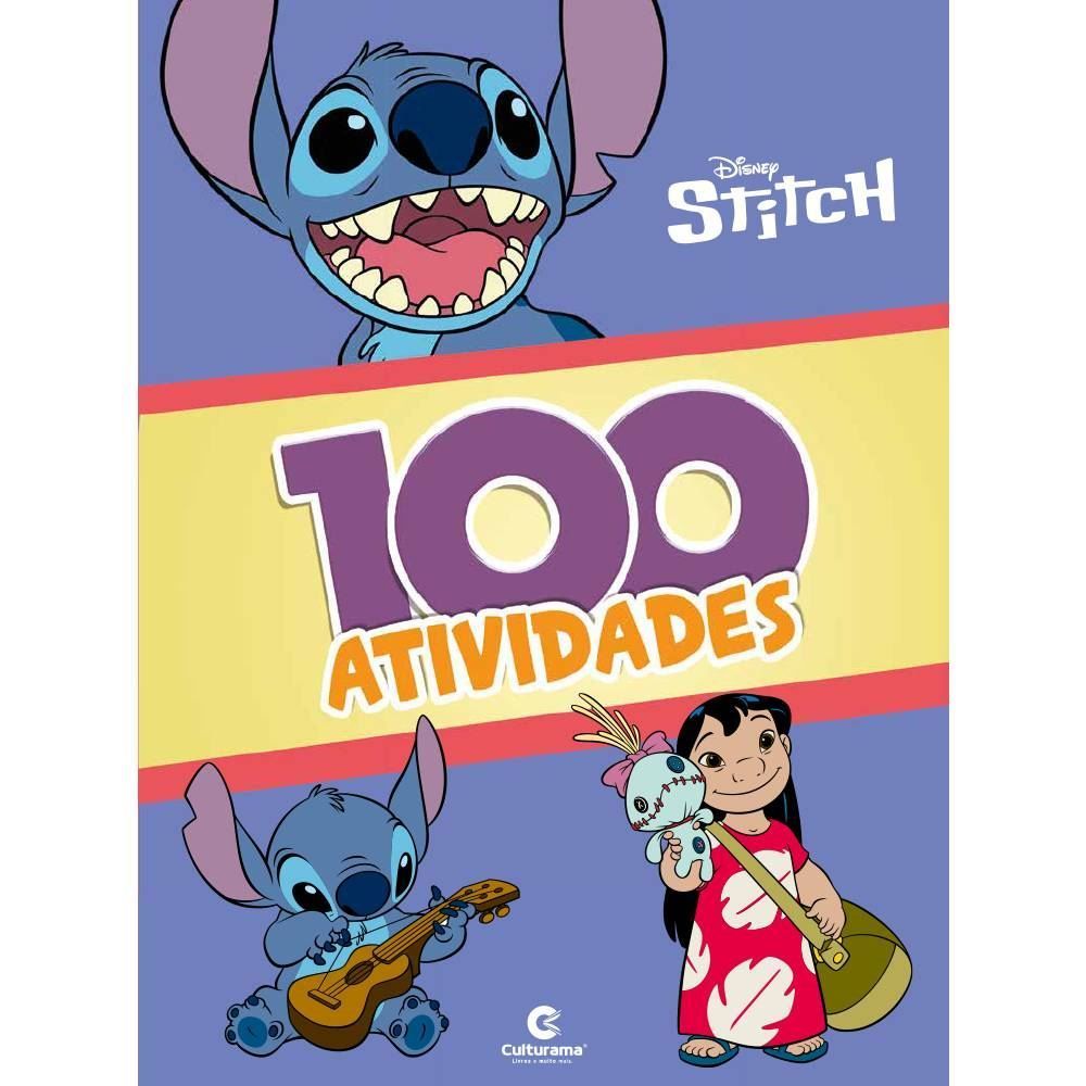 Livro De 100 Atividades Stitch Culturama - 20050219